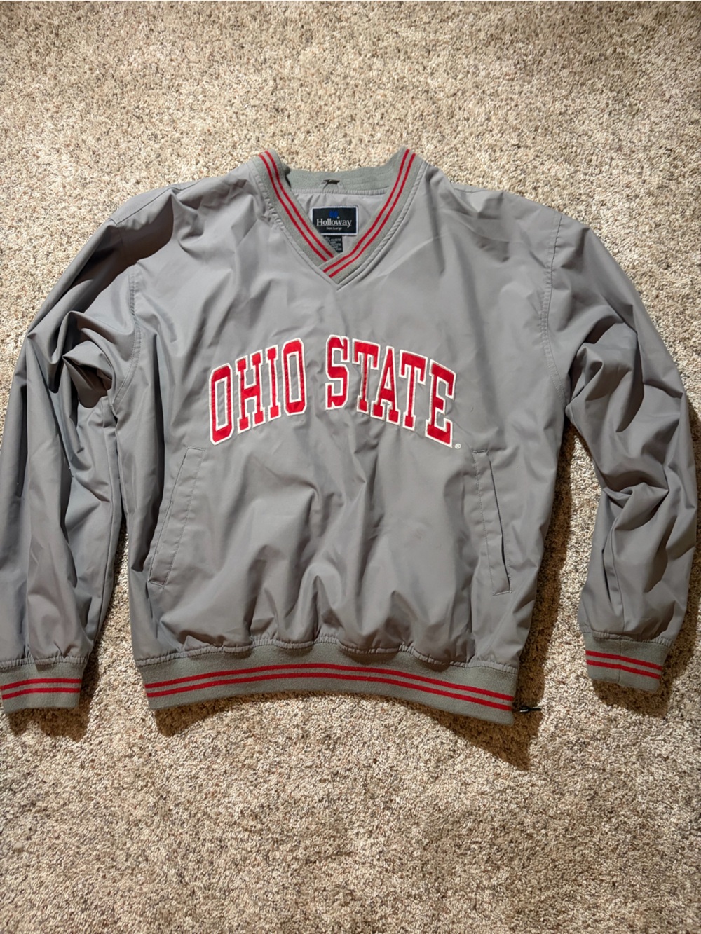 Vintage Ohio state windbreaker crewneck
